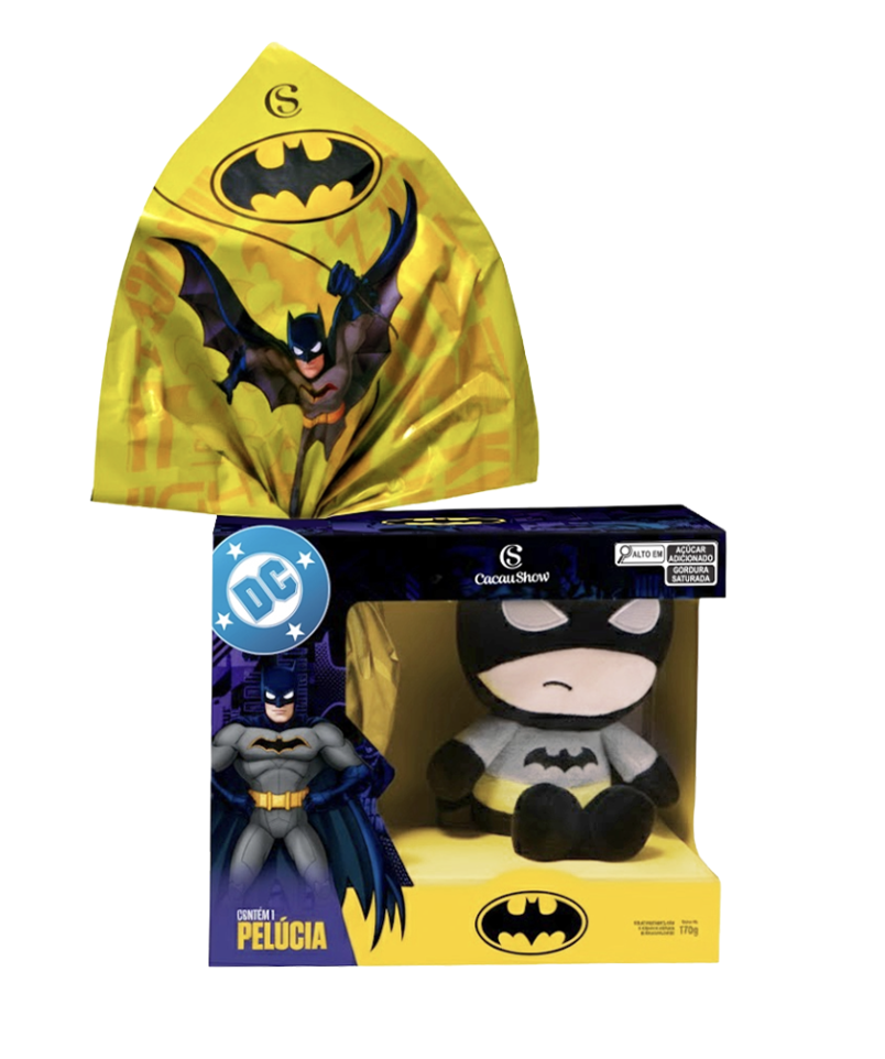 Kit Batman com pelucia