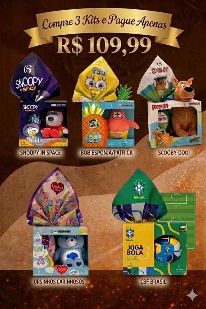 Promoção especial: compre 3 kits e pague apenas R$ 109,99.